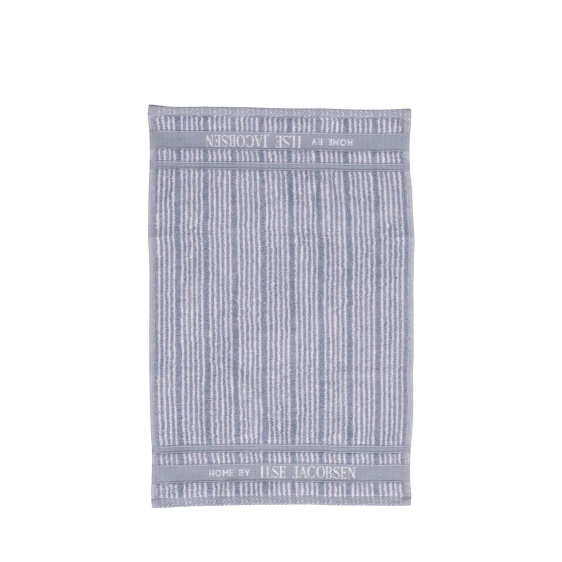 Handtücher 2 Stück 40×60 cm – Staubblau gestreift